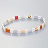 KELITCH Tila Miyuki Beads Bracelets Colorful Strand Stretch Bracelets Mixed