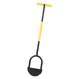 Pala de Borde de Media con Plataforma de Pie Ancho, Bordeadora Manual de Acero Al Carbono para Jardines, Paisajes, Macizos de Flores, Patios