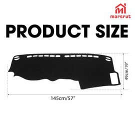 Dash Cover Fit for Honda CR-V CRV 2002 2003 2004 2005 2006 Car, Non-Slip Dashboard Mat Sun Shade Anti-Glare Protect Carpet Accessories for Center Console, Cubre Tableros De Para Carros Tapete (NEW)