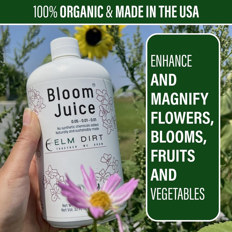 Elm Dirt's Bloom Juice for All Flowering Plants (1 Bottle)
