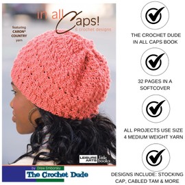 Leisure Arts The Crochet Dude in All Caps! Crochet Book