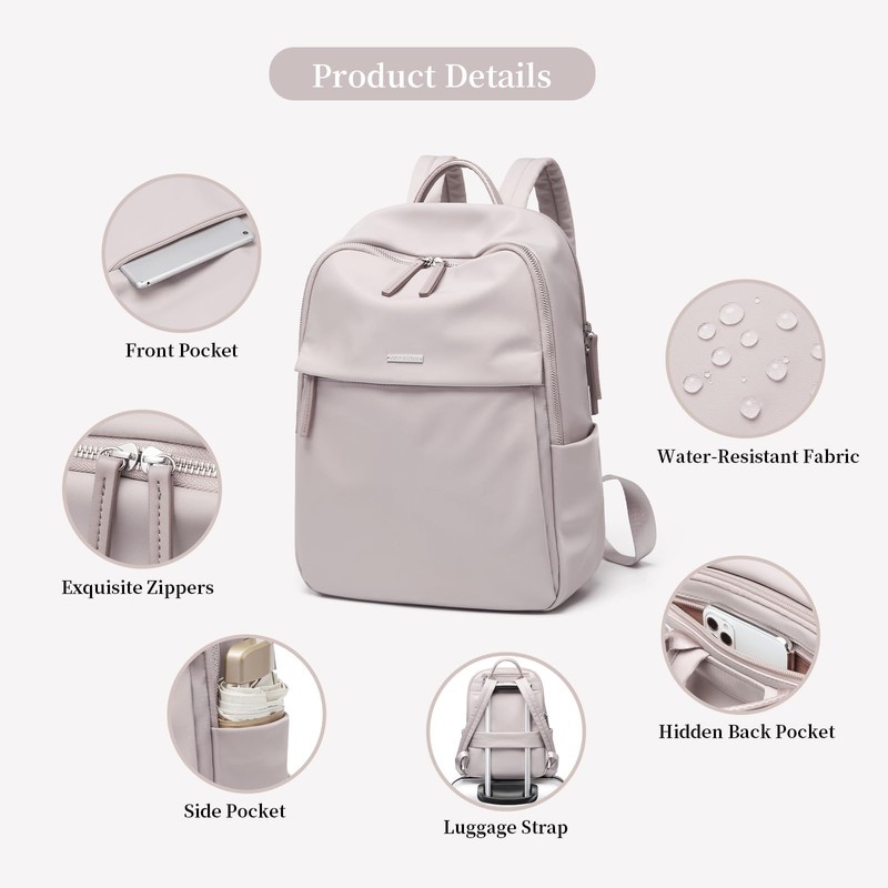 GOLF SUPAGS Womens Laptop Backpack with Separate Laptop Compartment Water