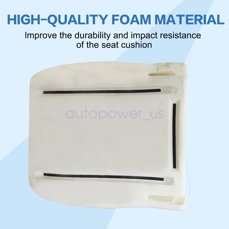 Chevy, GMC Driver Bottom Seat Cover Gray + Foam Cushion
