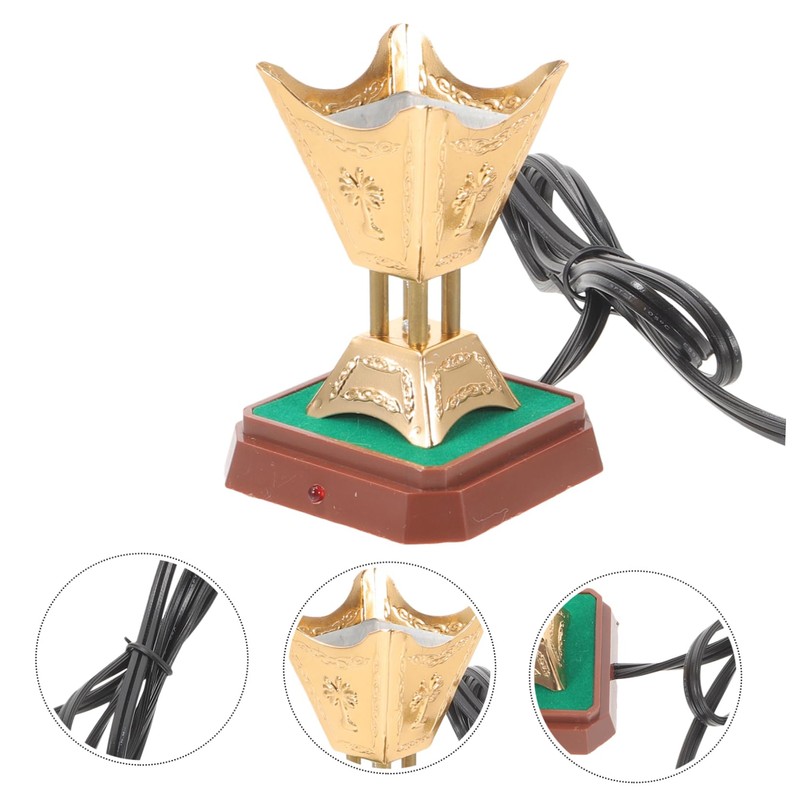 Healeved Tabletop Electric Incense Burner for Car and Home Use