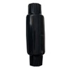 Dock Edge + Torpedo Pipe Bumper, 18", PVC- Black