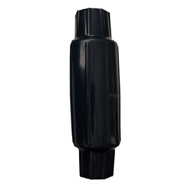 Dock Edge + Torpedo Pipe Bumper, 18", PVC- Black
