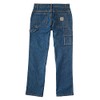 Carhartt Boys' Big Dungaree Pants (Lined and Unlined), Denim Medium