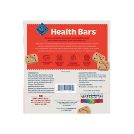 Blue Buffalo Health Bars Natural Crunchy Dog Treats TOGO Mini Biscuits Bacon Egg & Cheese