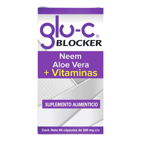 Gluco Blocker Regulador De Glucosa 60 Caps Ahora Glu-C Blocker