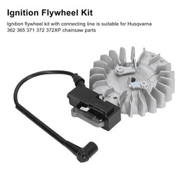 Fyearfly Chainsaw Ignition Flywheel, Ignition Wire Flywheel Connection Line OEM: 537051605 Original Replacement for Hus.Qvarna 362 365 371 372 372Xp