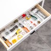 DCA 25 PCS Clear Plastic Drawer Organizer Tray, Bathroom Organizers