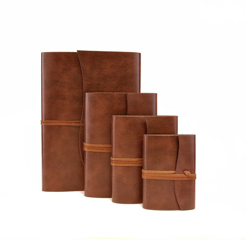 BELCRAFT Tivoli Large Recycled Leather Bound Journal, Notebook, Notepad, Including