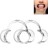 Dental Mouth Opener 2-Pack - C-Shaped Cheek Retractor for Teeth
