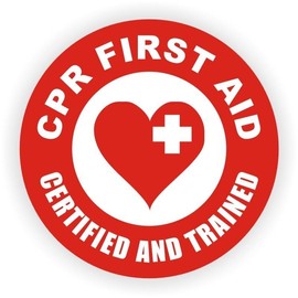 Stickers Decals Decorative CPR First Aid Hard Hat Decal Helmet Sticker Safety Label AED Rescue Fire