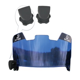 Football Visor Football Shield, Clear Football Visors for Helmet Scratch-Resistant, Fits Adult & Youth Football Helmets (Clear Blue)