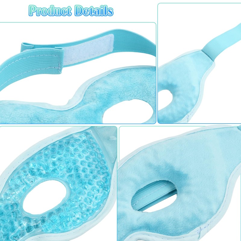 Anseom Cooling Eye Mask, Pack of 2, Cooling Mask, Eyes,