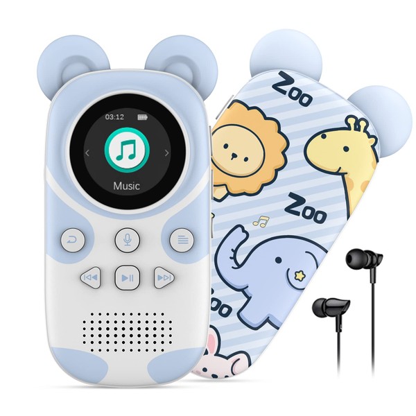 RUIZU Kids Bluetooth MP3 Player with Built-in Speaker, 16GB Walkman