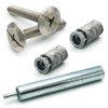 Hurricane Hardware Stainless Steel Phillips Combo Drive Stainless Steel Sidewalk