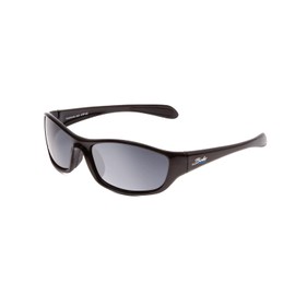 Coyote Eyewear FP-05 Floating Polarized Sunglasses, Black Frame, Gray Lens