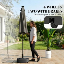 Outdoor Garden Umbrella Stand Premium Patio Umbrellas & Bases Holdercolor: Black Color