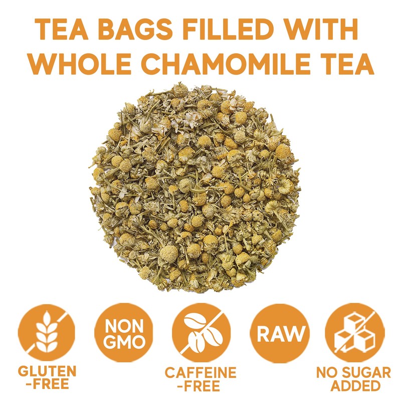 Sou Zen Chamomile Comfort Loose Leaf Chamomile Tea Bags (30