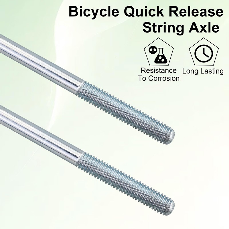 JRSHIRLEYLTD 1 Piece Quick Release Front and Rear Wheel Quick