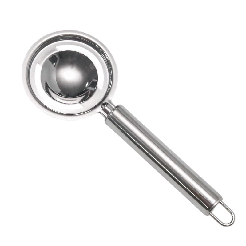 JAKOUE Egg Yolk Separator- 304 Stainless Steel ，20x7.2cm Yolk/White Separation