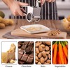 Cheese Grater, Stainless Steel Rotary Cheese Graters Shredder Handheld, Kitchen