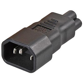 Pro Elec PEL00520 IEC C14 to C5 Adaptor, Black
