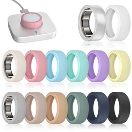 14 Pack Silicone Ring Covers for Oura & RingConn - Ultra-Thin Protection