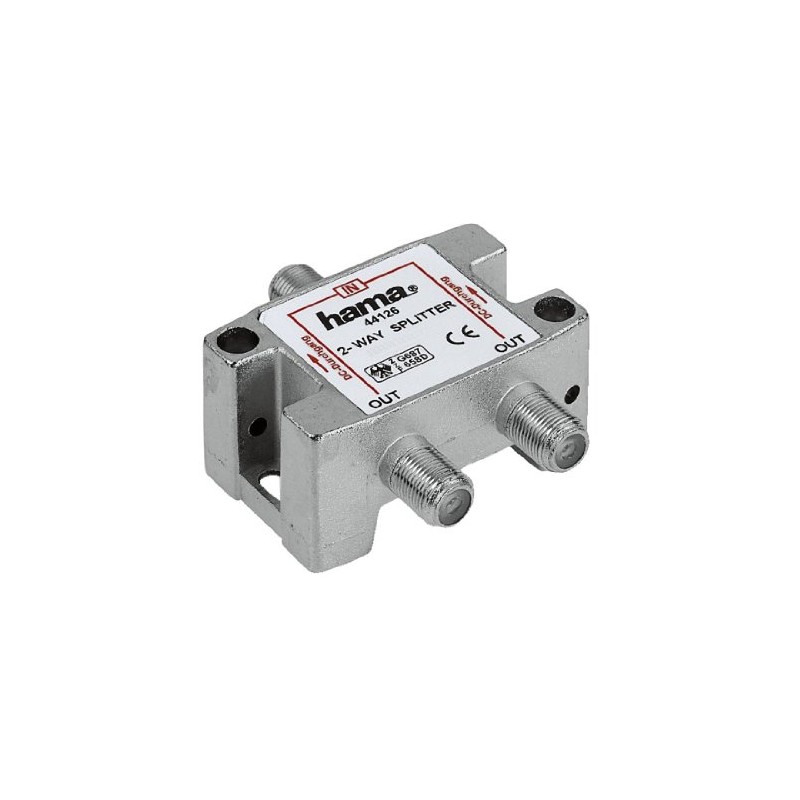 Hama SAT Splitter, 2 ports, fully shielded