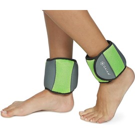 Ankle Weights Strength Training Weight Sets for Women & Men with Adjustable Straps - Walking, Running, Pilates, Yoga, Dance, Aerobics, Cardio Exercises (5Lb & 10 Pound Sets)