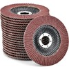 HATANSE Pack of 10 Flap Discs Diameter 125 mm x