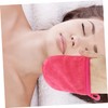 Baluue Sets Makeup Remover Wash Mitts Reusable Face Exfoliator Gloves