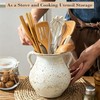 Rustic Kitchen Utensil Holder for Kitchen Countertop,7.6 In