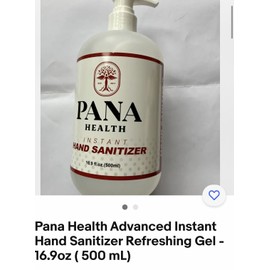 Pana Health LOWEST PRICE YOU WILL EVER SEE  Hand Sanitizer brand New 24 Bottles 16.9 Oz