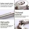 2 Pieces Soft Close Folding Hinge Zinc Alloy Lid Support