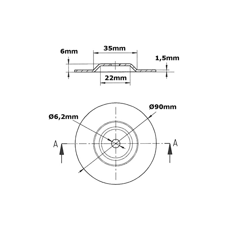 Sedlbauer Transformer Mounting Kit 90 mm Mounting Accessories Fixing