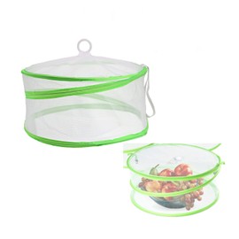 DBOO Pop Up Food Covers Tent, ilauke Reusable and Collapsible Mesh Screen Net Protectors for Outdoors Parties Picnics BBQs Keep Out Flies Bugs Mosquitoes(Green)