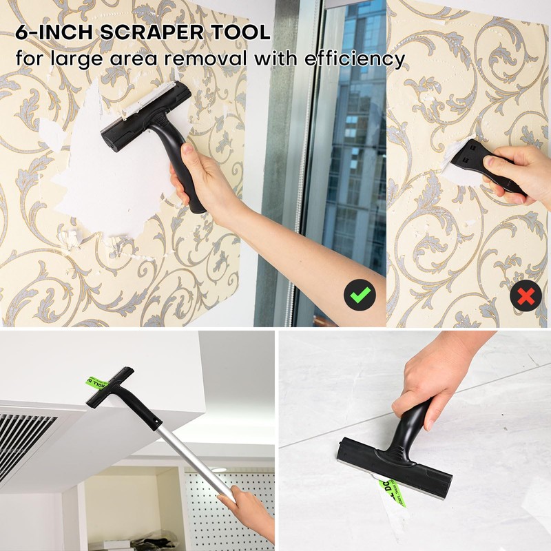 NEWISHTOOL Wallpaper Kit Wallpaper Smoothing Tool with Squeegee Smoother, Seam