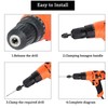 Recogwood 0.8-10mm Keyless Drill Chuck Adapter, 1/4 Inch Hex Shank