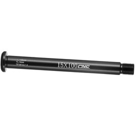 CNC Bicycle Front Hub Thru Axle Boost 15x100mm Mountain Bike Fork Axle Skewer for Fox Fork SC32 34 36 M14(P1.5) L145mm Tube Shaft, Aluminum