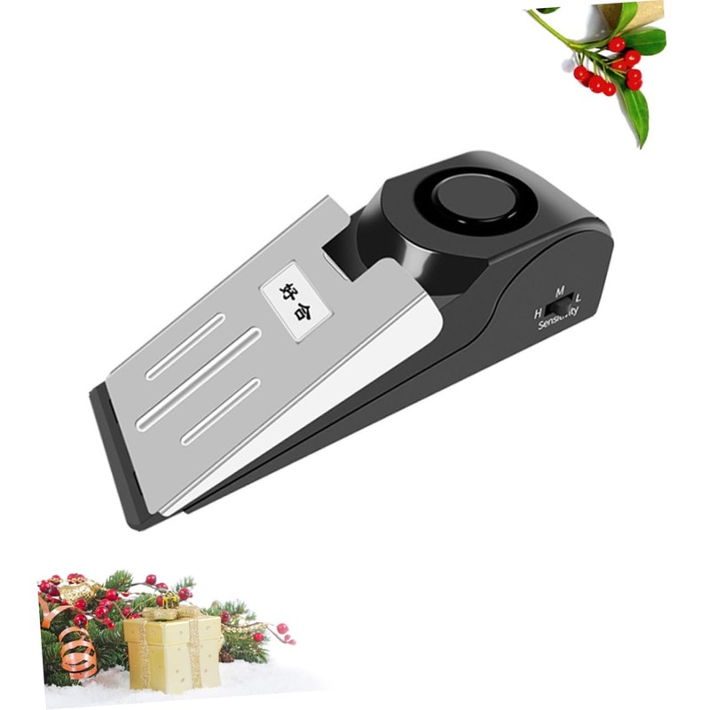 STOBOK 3pcs Door Stopper Alarm Smart Anti-Theft Device for Home