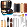 Leather Sewing Kit for Hand Stitching & Repairs – 28-Piece