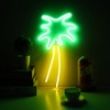 LED Neon Sign Light Coconut Tree Shape Wall Hanging USB