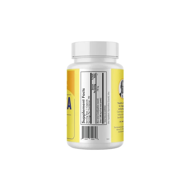 Santo Remedio Maca 750 Mg Suplemento Energía 90 Cápsulas