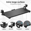 DQCGLY Keyboard Tray Under Desk, Slide Out Computer Keyboard &