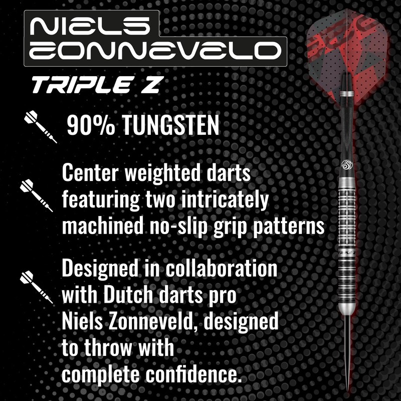 Shot! Pro Series Niels Zonneveld 2.0 Steel Tip Dart Set
