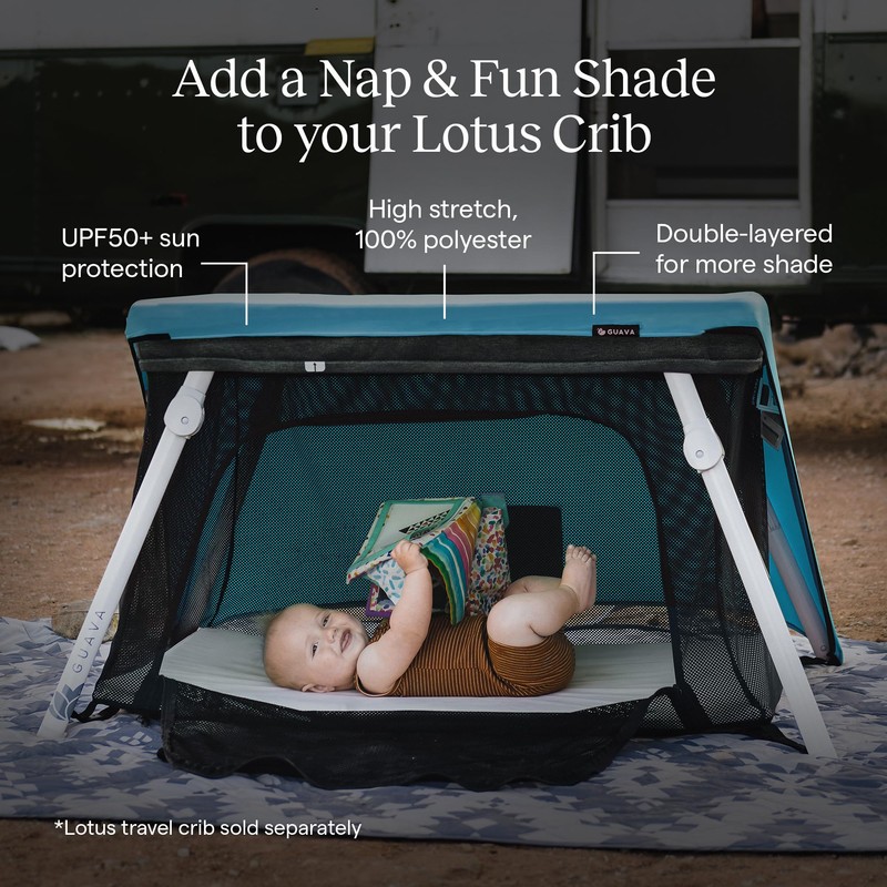 Lotus Play Yard FunShade (Blue)