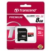 Transcend 8 GB microSDHC Class 10 Uhs-1 Memory Card with